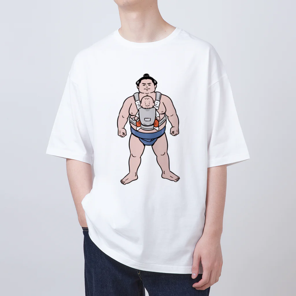 たろう(な気分)屋さんのsumo and baby Oversized T-Shirt