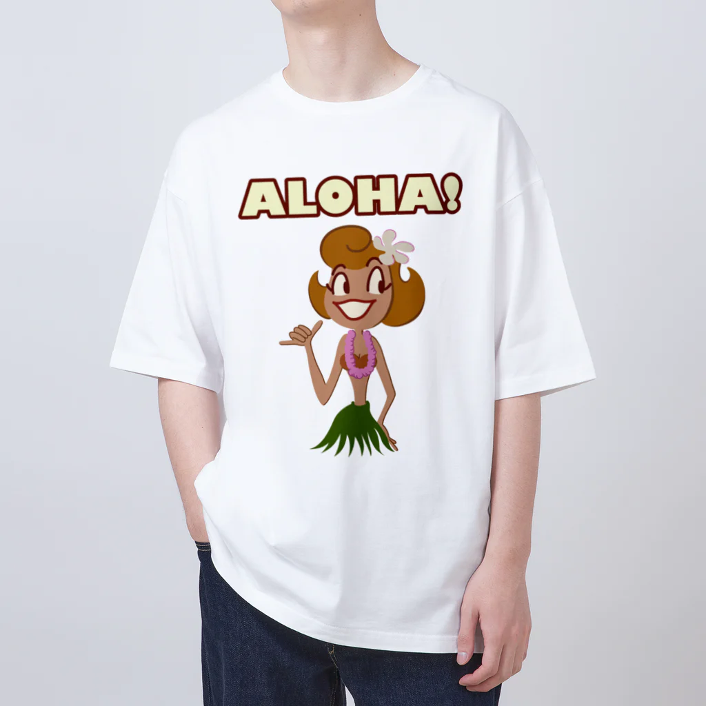 PPBOBBY13のALOHA Hula Girl Oversized T-Shirt