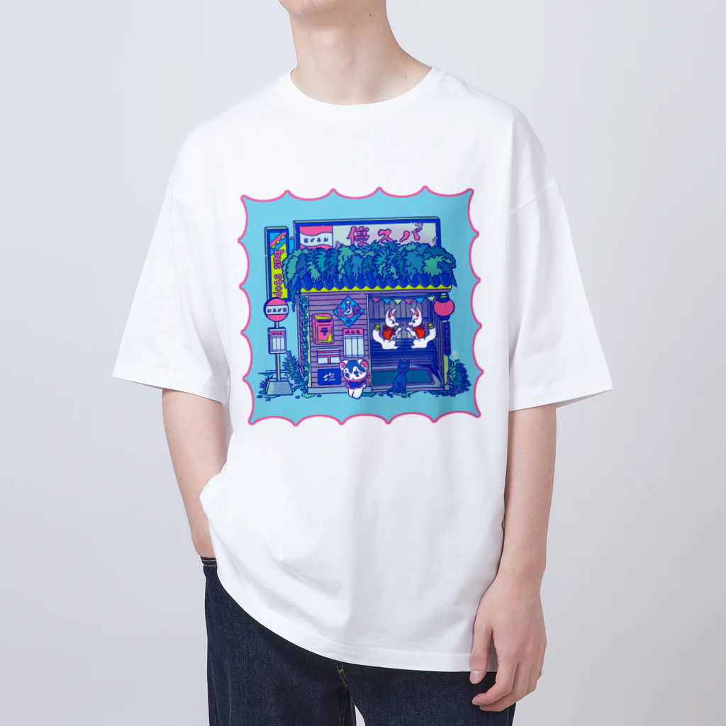 中村杏子のバス停 Oversized T-Shirt