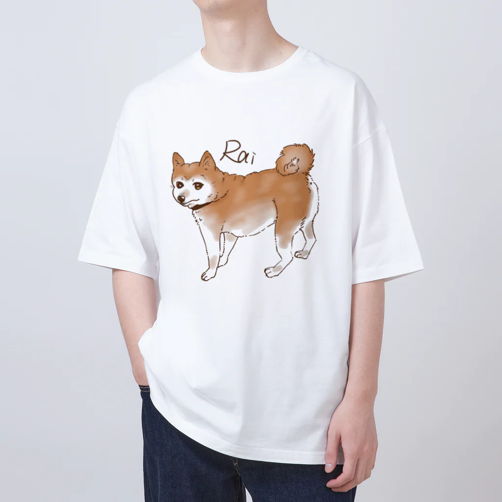 ゆきしばらいのしばいぬらい オーバーサイズTシャツ