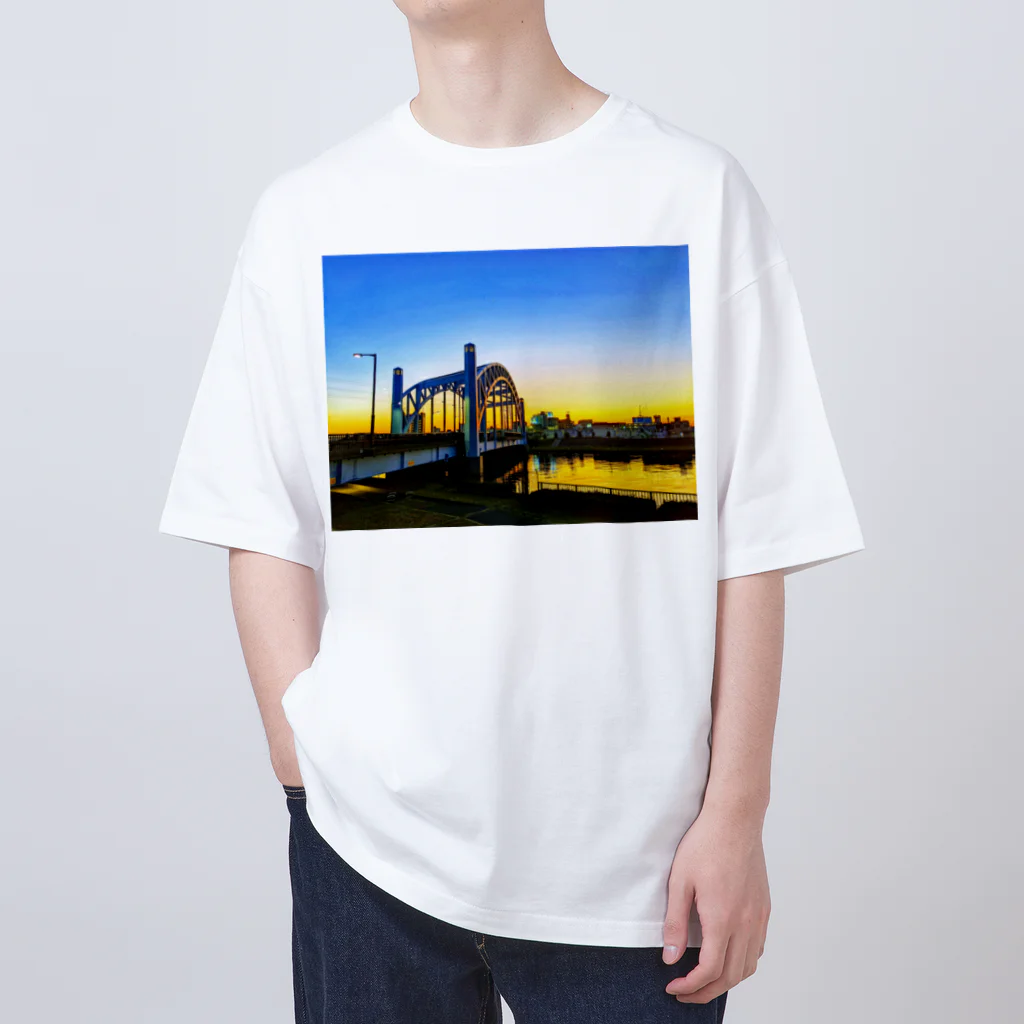 tokyo_a_wの江戸川区の空 オーバーサイズTシャツ