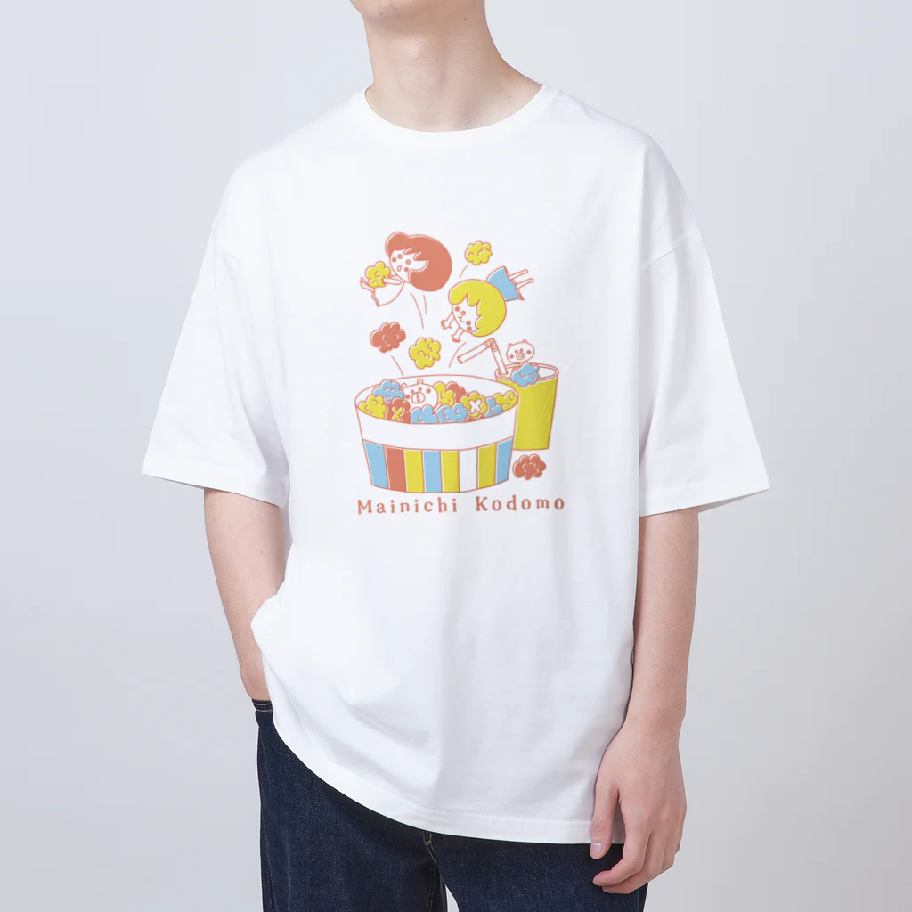 spicemachine-shopのMainichi kodomo popcorn オーバーサイズTシャツ