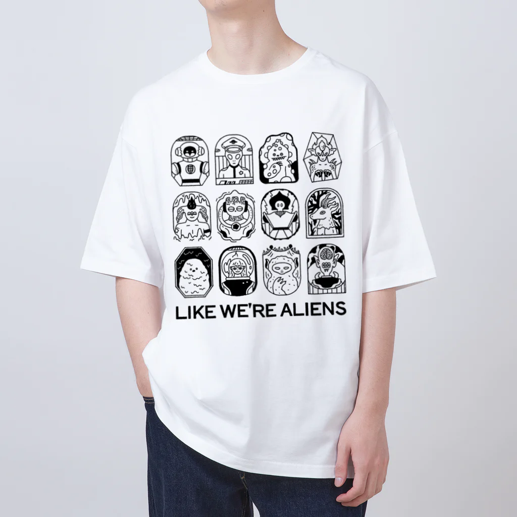 Ran KobayashiのLIKE WE'RE ALIENS オーバーサイズTシャツ