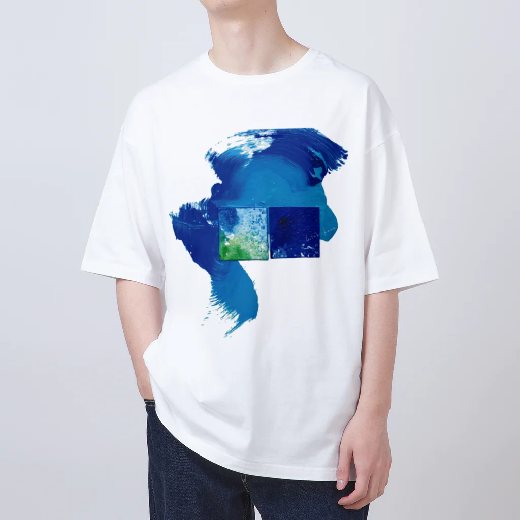wtnb_kanaの海のペイント1 Oversized T-Shirt