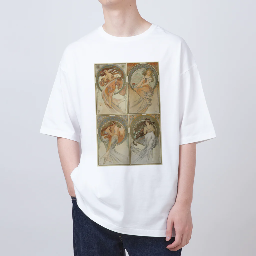 世界美術商店の四芸術 / The Four Arts Oversized T-Shirt