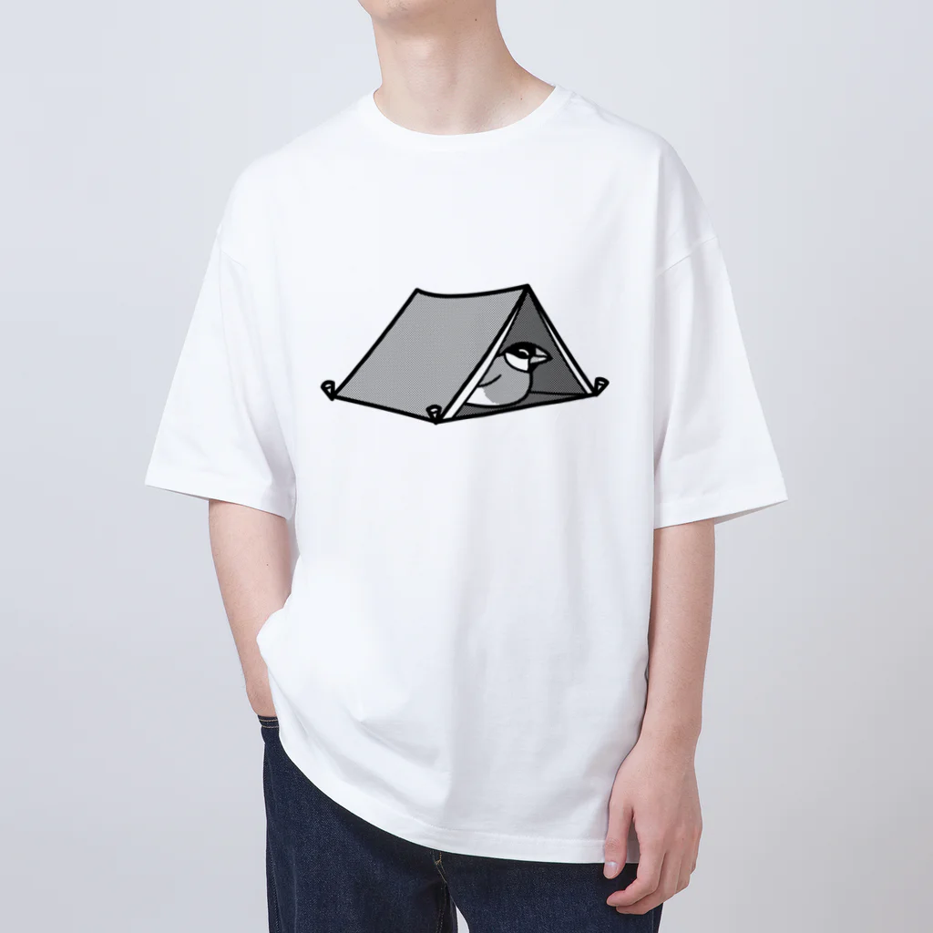 たかはらのキャンプ中の桜文鳥 Oversized T-Shirt