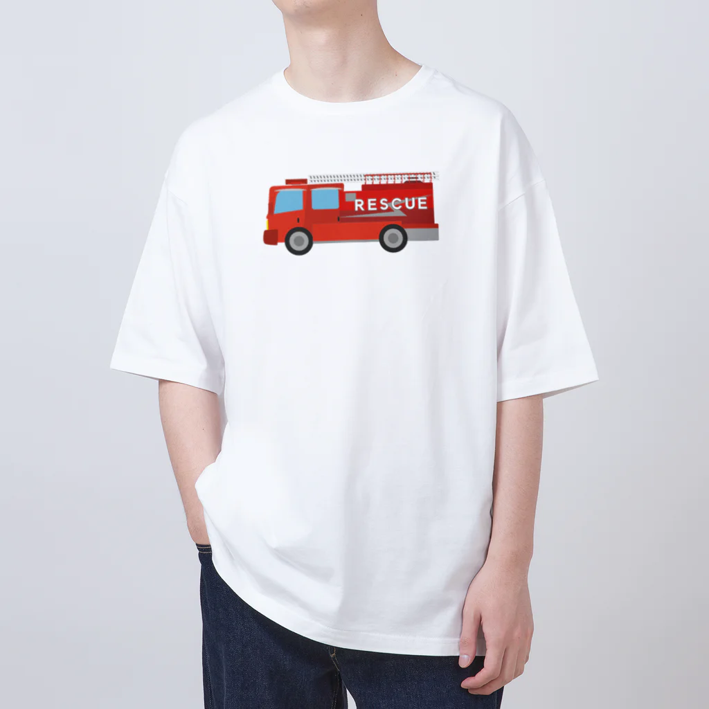 chicodeza by suzuriのレスキュー車 Oversized T-Shirt