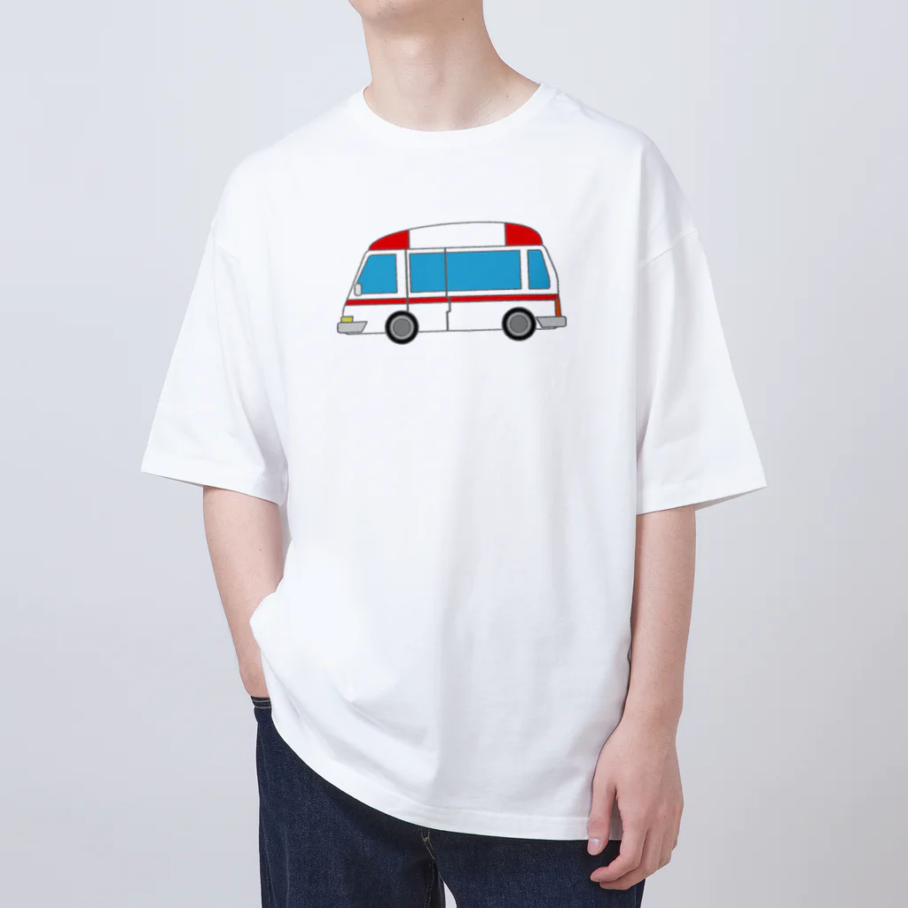 chicodeza by suzuriの可愛い救急車 Oversized T-Shirt