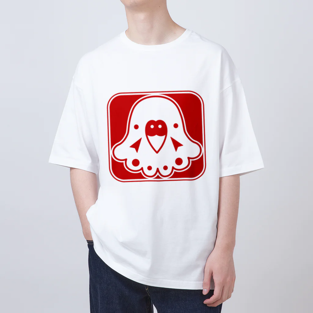 ヨロ吉のレトロなセキセイインコ Oversized T-Shirt