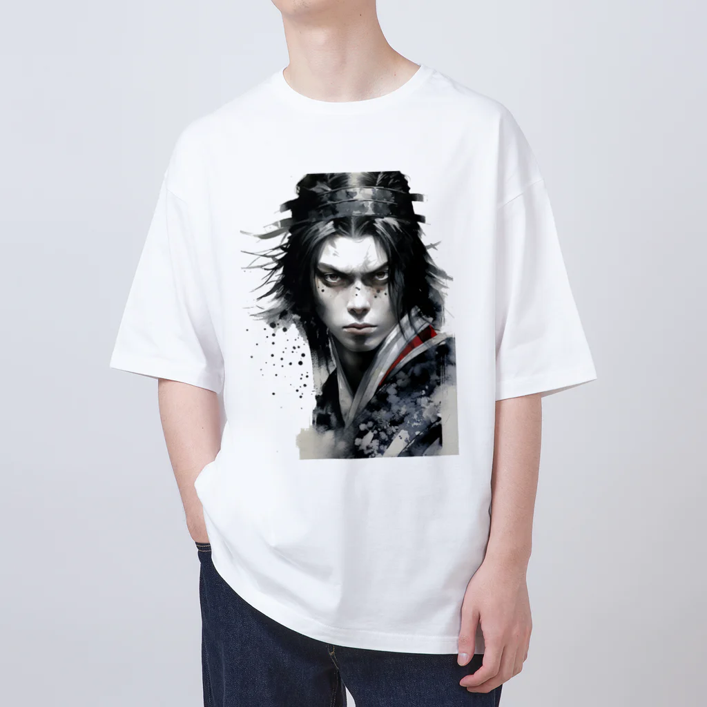 News US Suzuri Storeの侍 サムライアート 其の参 オーバーサイズTシャツ