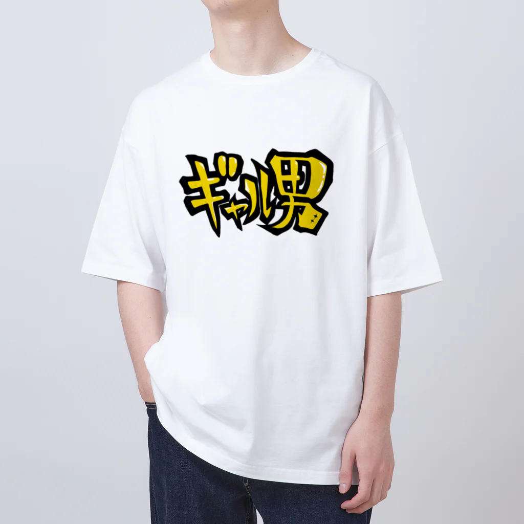 月と城のギャル男 Oversized T-Shirt