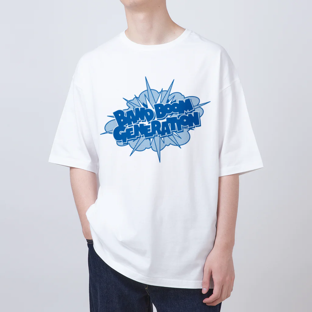 北風のゼリーのバンドブーム世代（青） Oversized T-Shirt