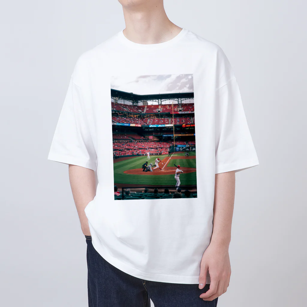 ラーメンマッスルショップのラーメンマッスル　メジャーリーグ⚾️ オーバーサイズTシャツ