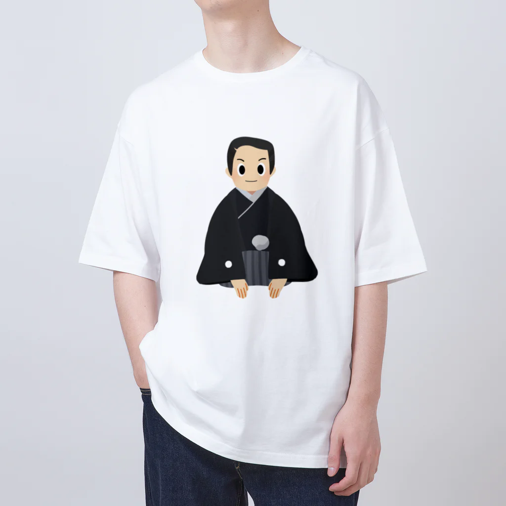 Mashiro2023の紋付袴の花婿 Oversized T-Shirt