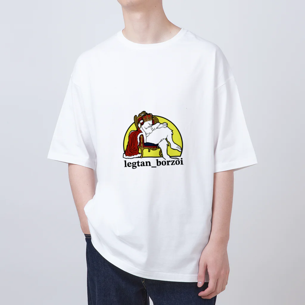 legtan_borzoiの夢見るボルゾイ Oversized T-Shirt