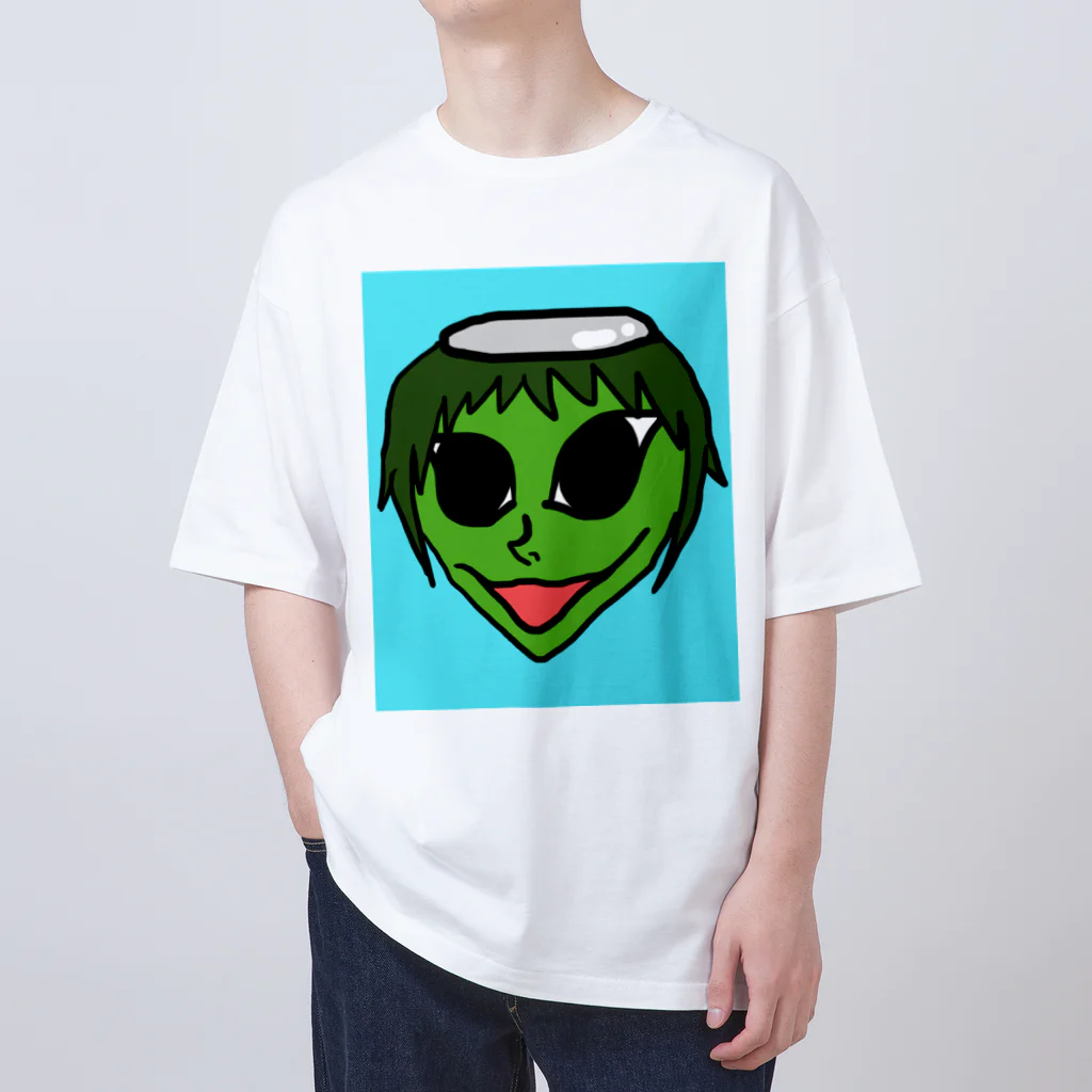 ぷりてぃーくりーちゃーずのチャラいカッパ Oversized T-Shirt