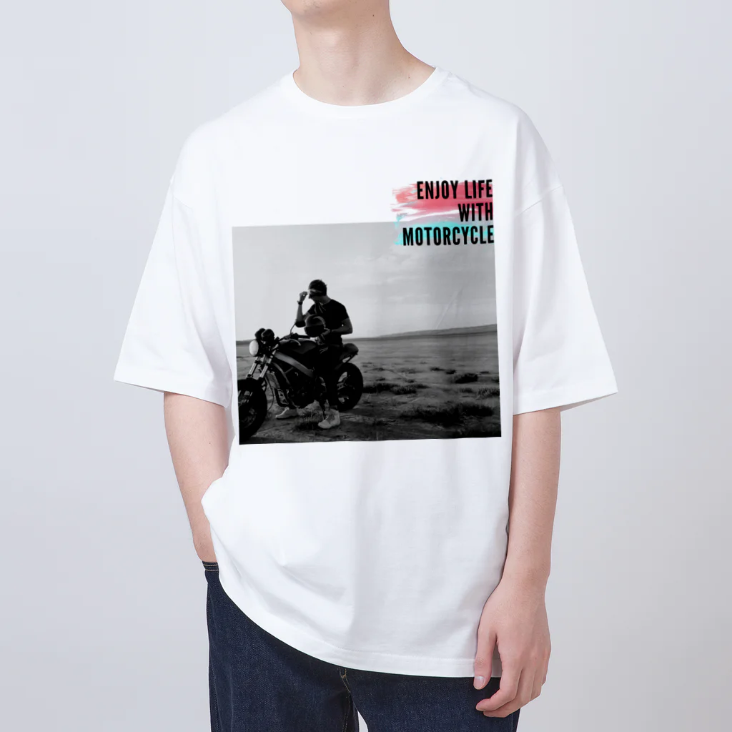 nijiiro-kujiraのバイクライフを楽しむシリーズ Oversized T-Shirt