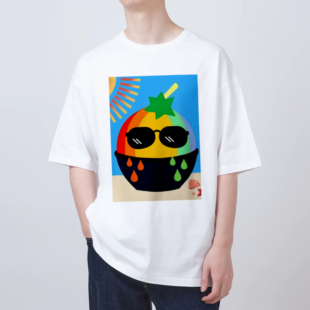 PULANETTOのカラフルかき氷 Oversized T-Shirt