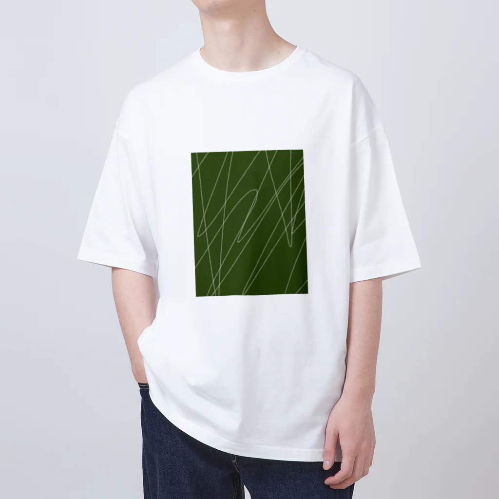 hanaharuのGreen Oversized T-Shirt