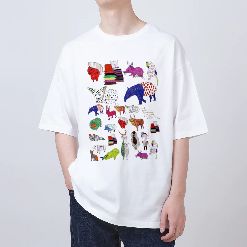 ennakonomaのb級アニマル Oversized T-Shirt