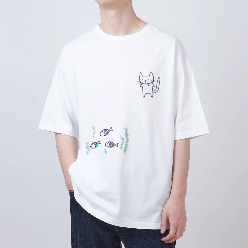 てくてくここちのねこ太 Oversized T-Shirt