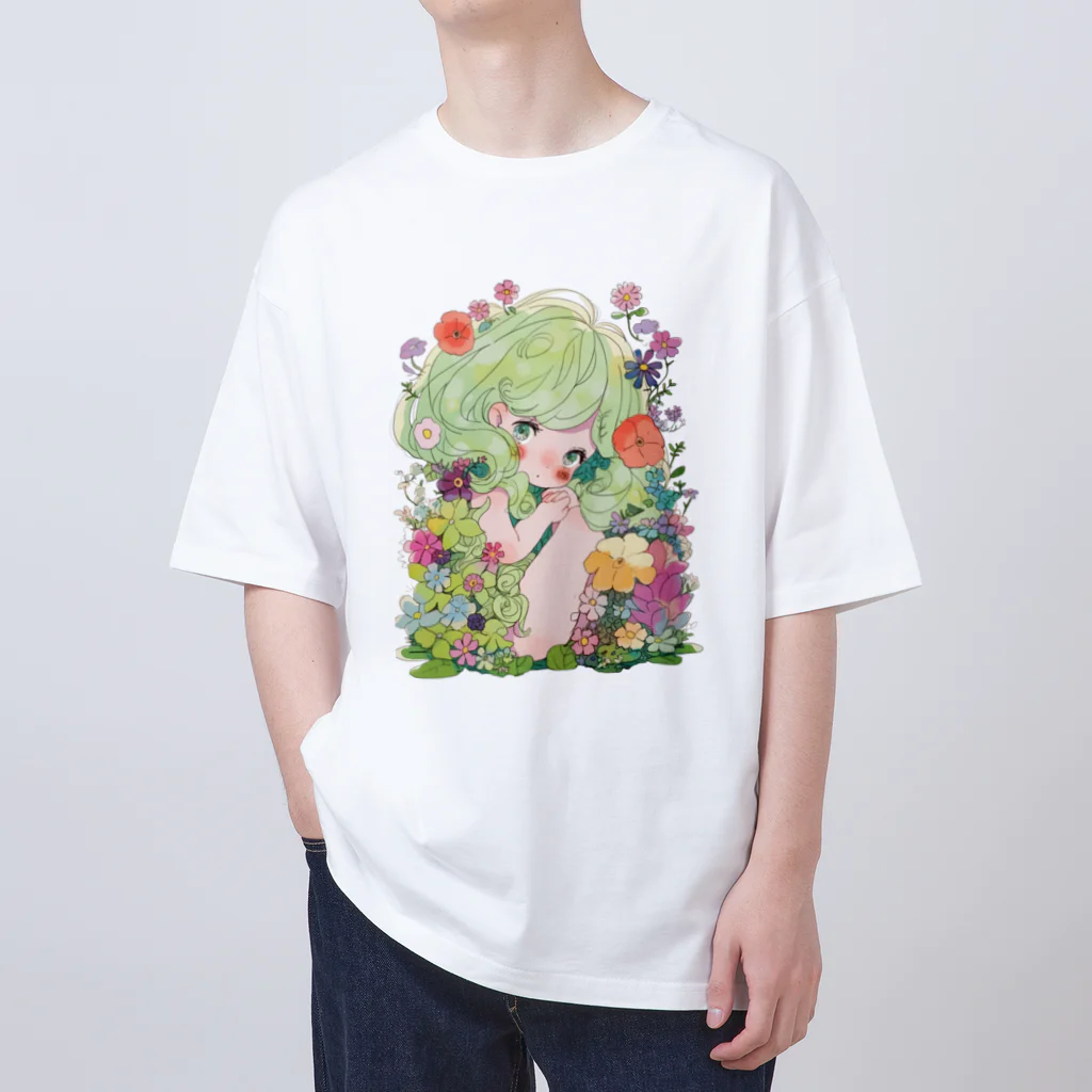 天道虫のGuardian of Flower Hair Oversized T-Shirt