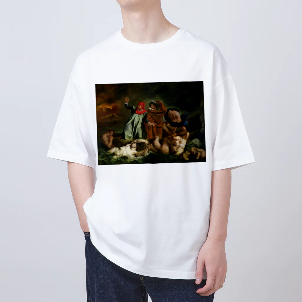 世界美術商店のダンテの小舟 / The Barque of Dante Oversized T-Shirt