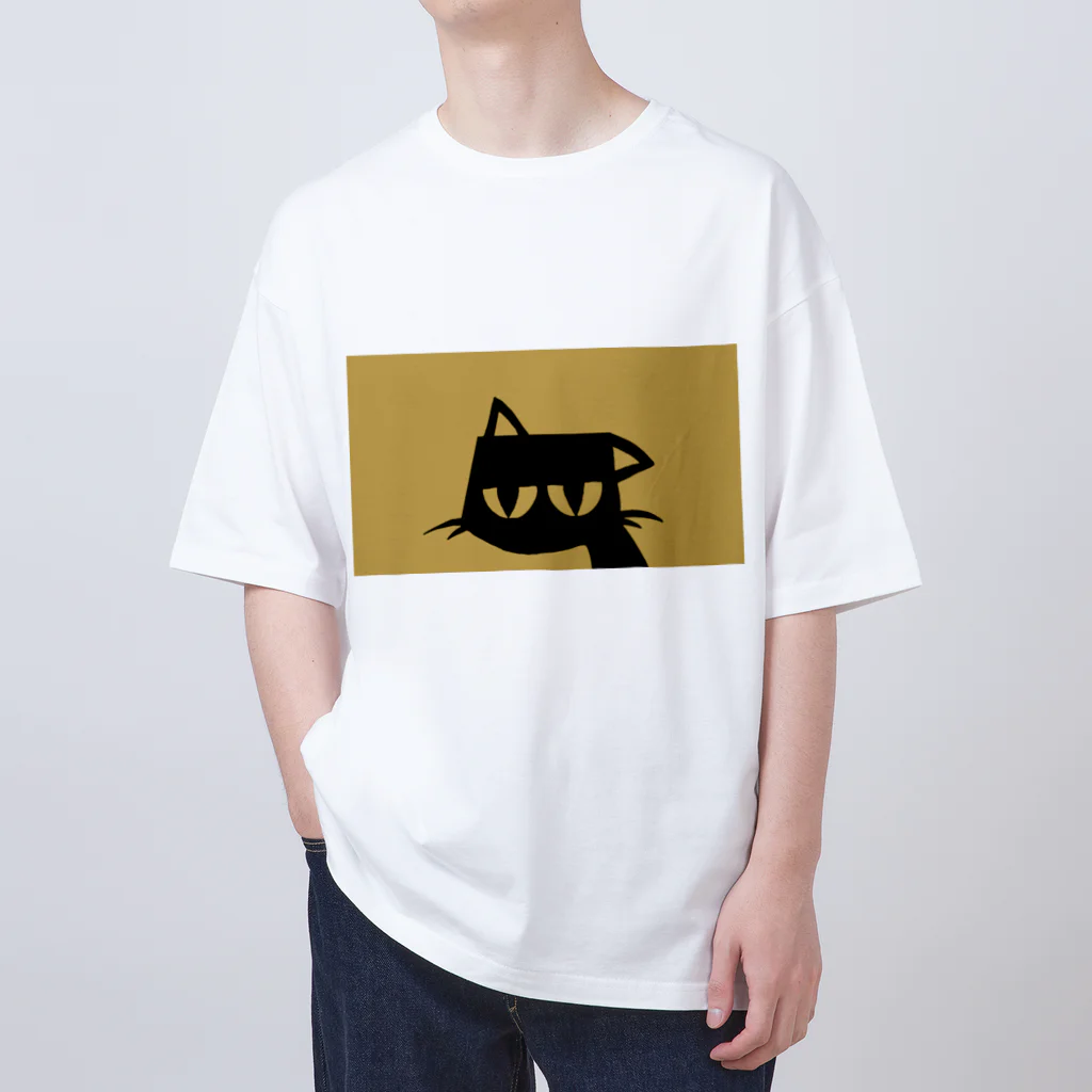 【KOTCH】 Tシャツショップのタレねこ　イエロー Oversized T-Shirt