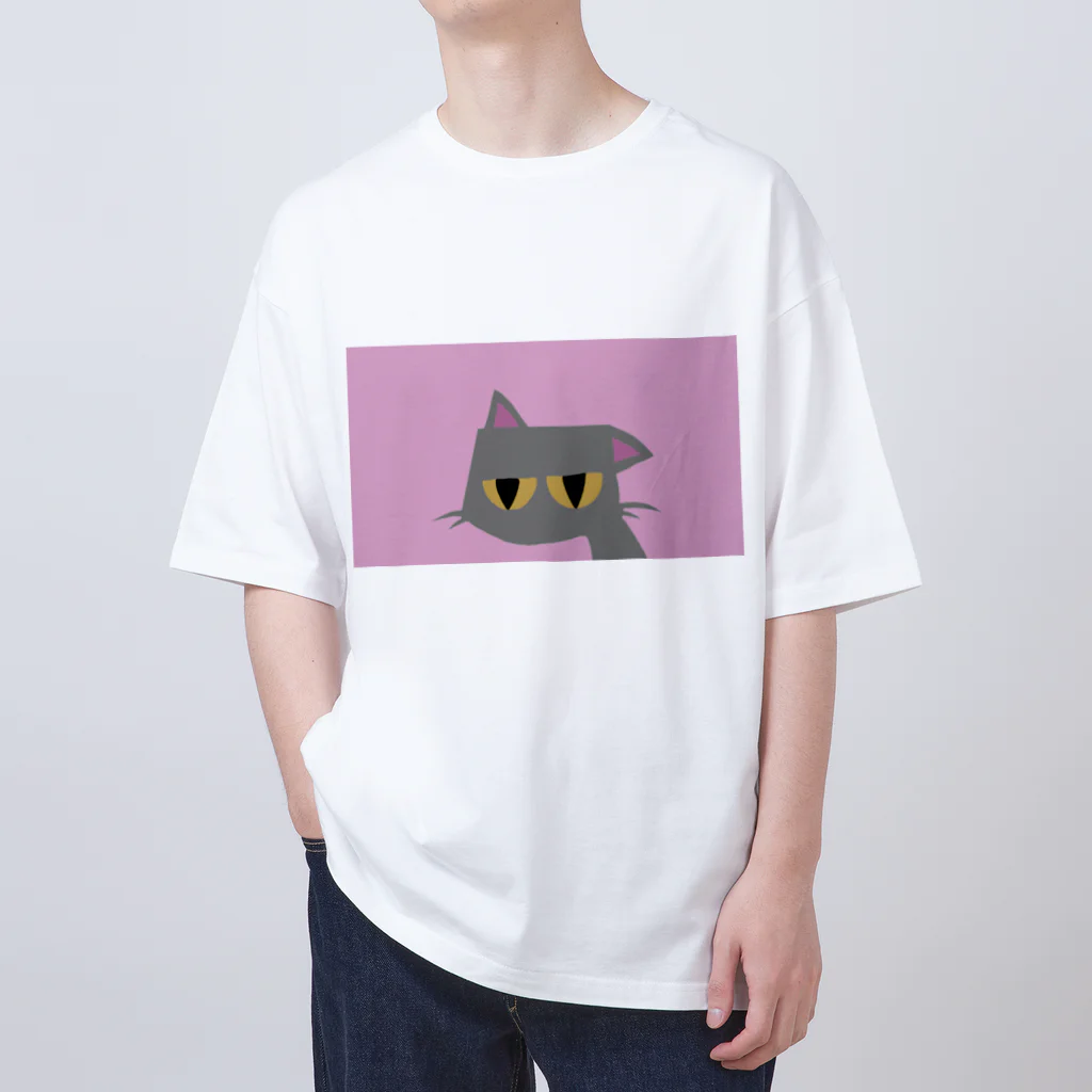 【KOTCH】 Tシャツショップの耳たれ　ピンク オーバーサイズTシャツ