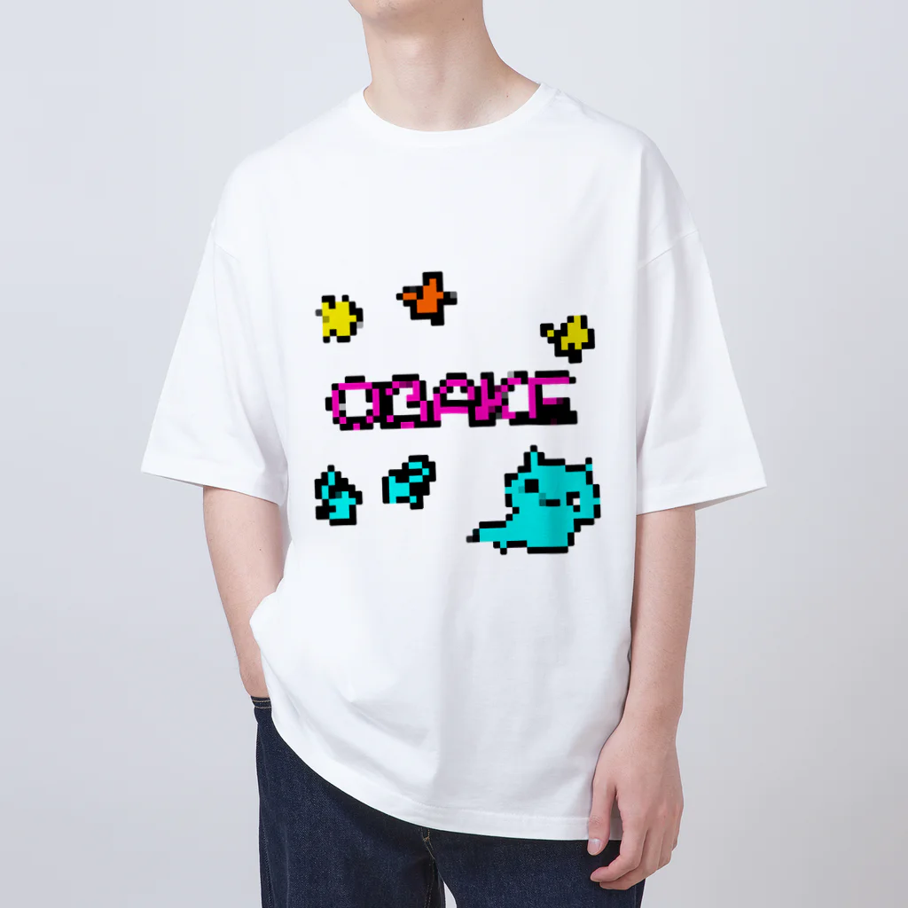 しらせのドット絵ビビットおばけねこちゃん Oversized T-Shirt