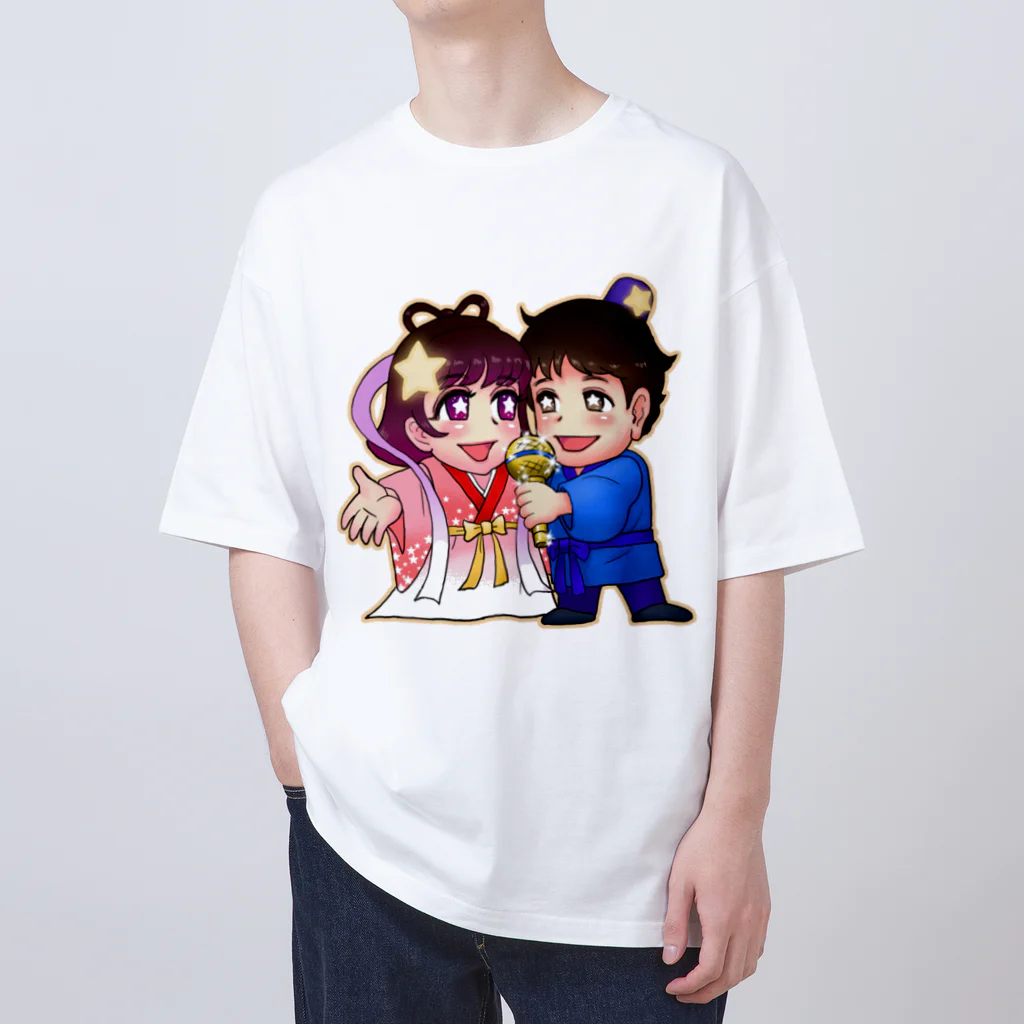 織姫&彦星グッズの織姫＆彦星 Oversized T-Shirt