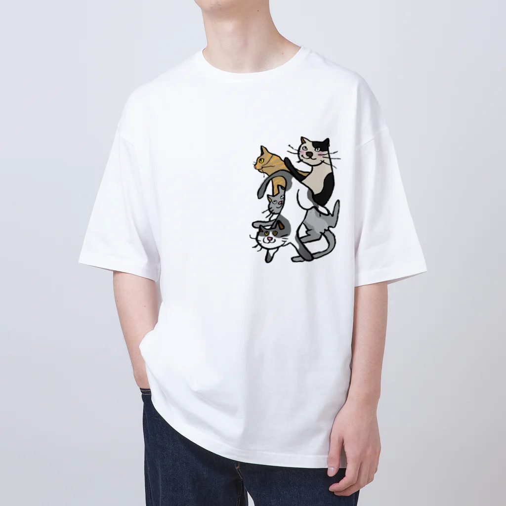 OTBK Design WorksのねこＳ　Ｔシャツ Oversized T-Shirt