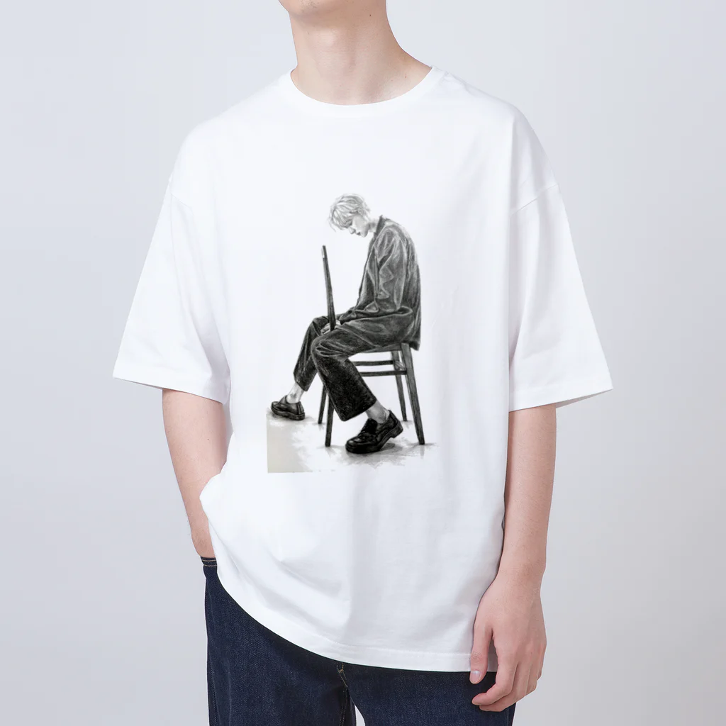 Hoai.art.jpのファンアート EXO チャンヨル　Chanyeol fanart  Oversized T-Shirt