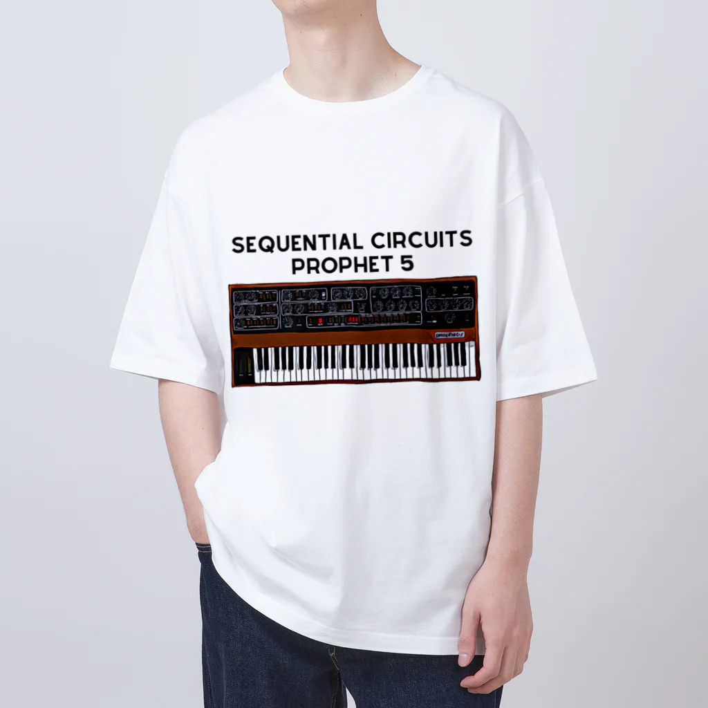 Vintage Synthesizers | aaaaakiiiiiのSequential Circuits Prophet 5 Vintage Synthesizer Oversized T-Shirt