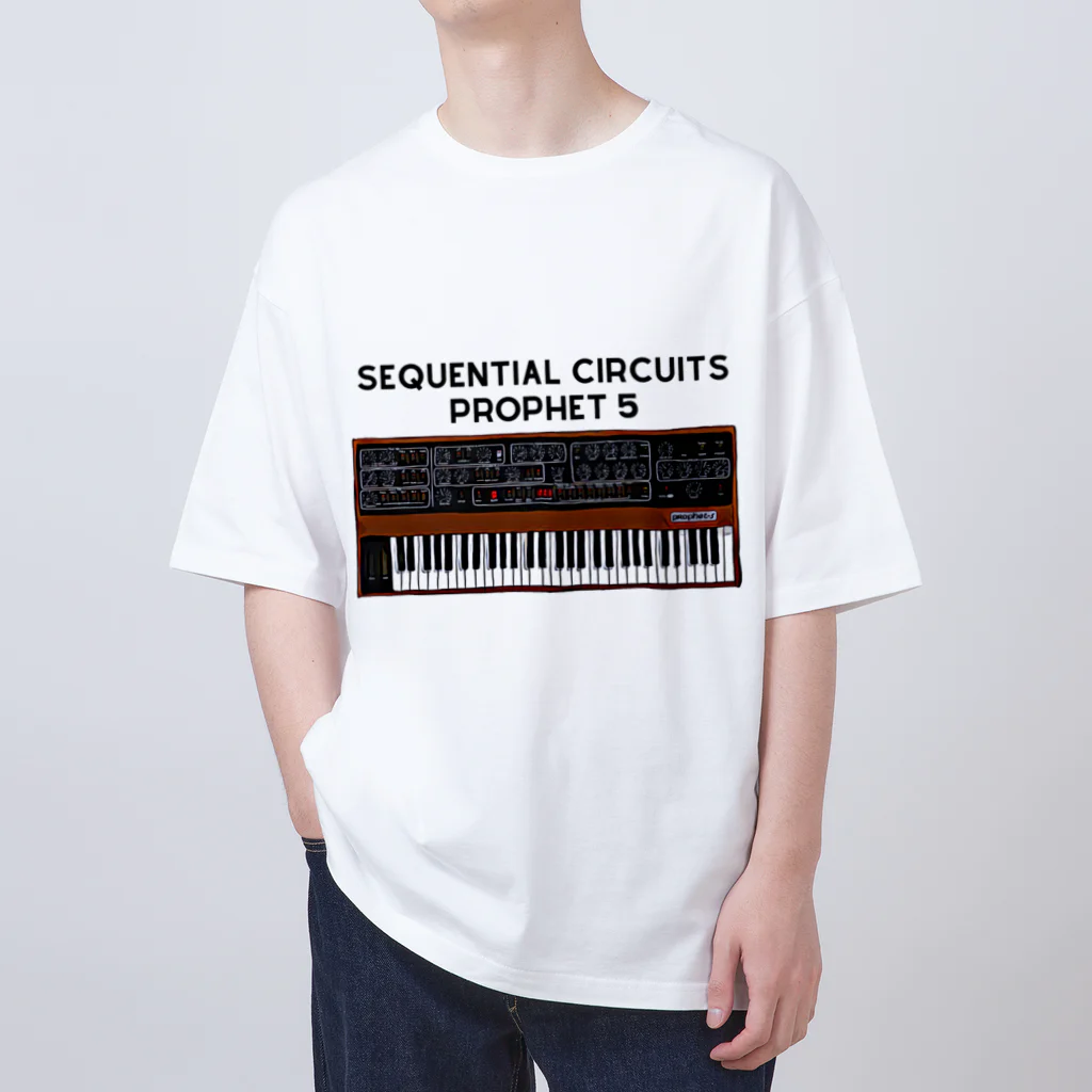 Vintage Synthesizers | aaaaakiiiiiのSequential Circuits Prophet 5 Vintage Synthesizer オーバーサイズTシャツ