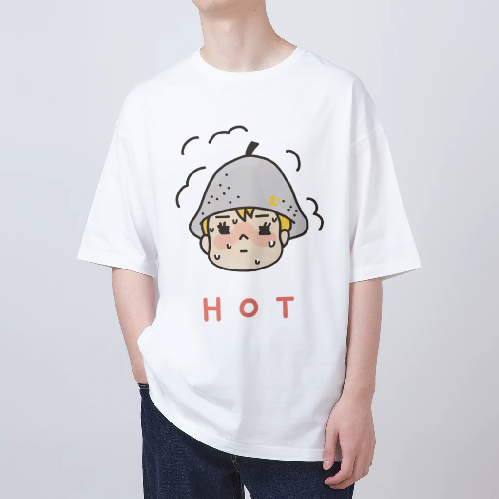 HAMATAKE MutsukoのHOT_sauna オーバーサイズTシャツ