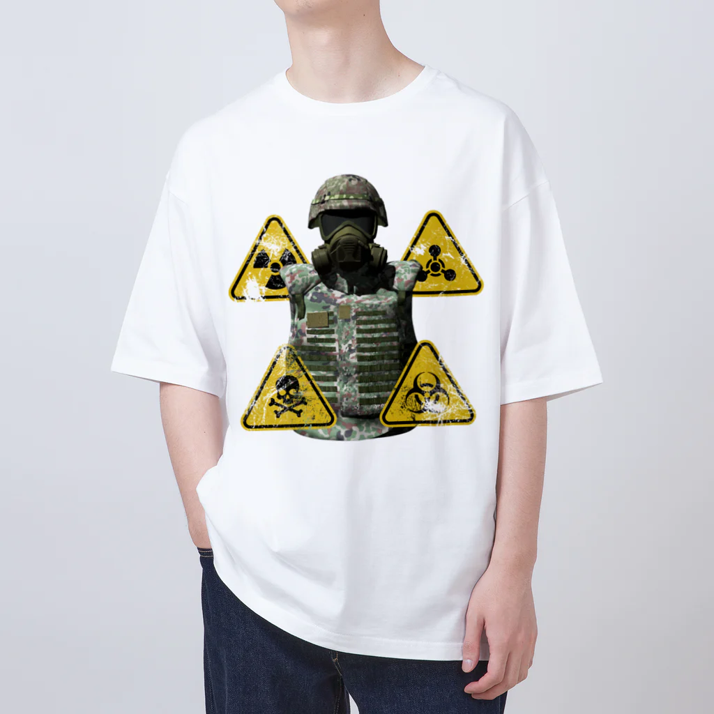 Y.T.S.D.F.Design　自衛隊関連デザインのNBC Oversized T-Shirt