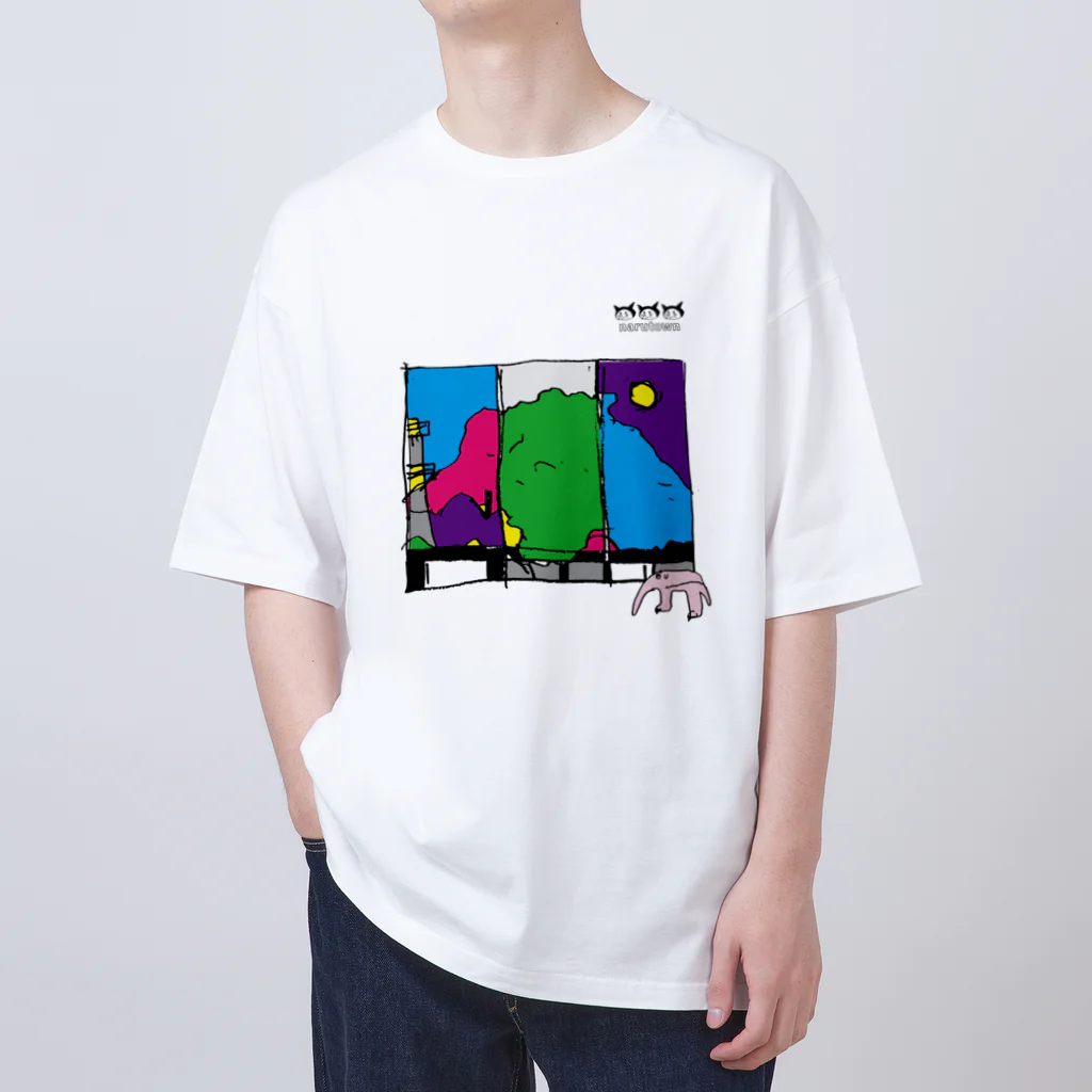 Smallfieldのnarutown  window-CL-05 オーバーサイズTシャツ