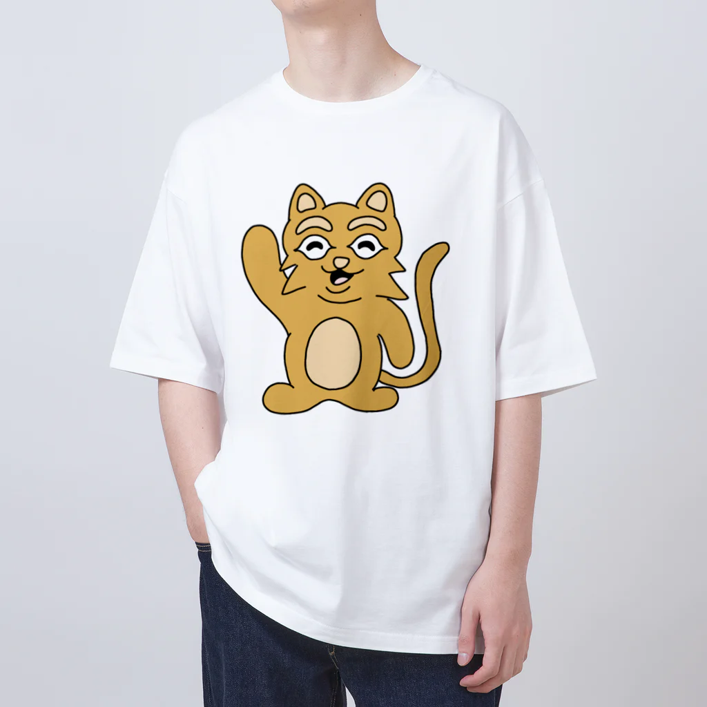 須田ふくろうの素直な猫のスナネコ オーバーサイズTシャツ