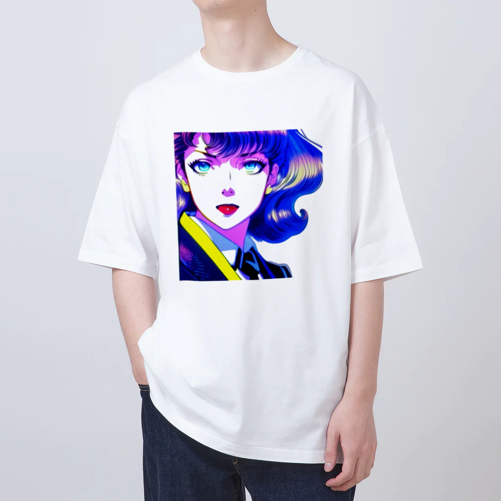 bowieの前も上も向けないからさ 隣にいて欲しい【Another design】 オーバーサイズTシャツ