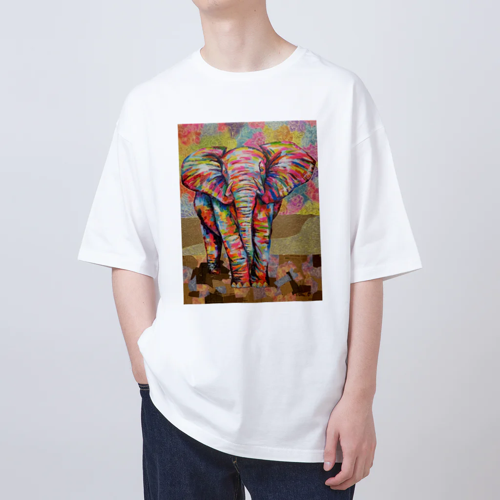 13's SHOPのparadise  Oversized T-Shirt