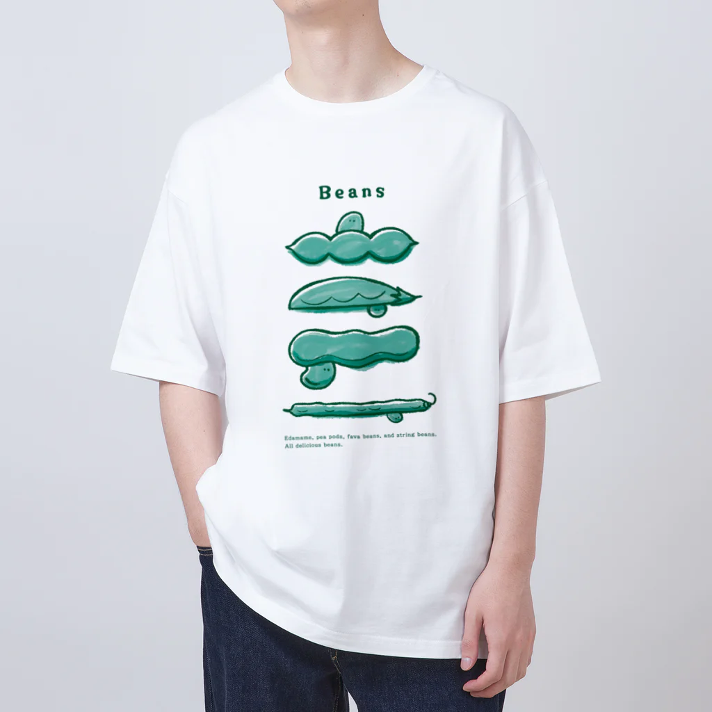 Aランチサラダ付SHOPの夏のbeansさん2 Oversized T-Shirt