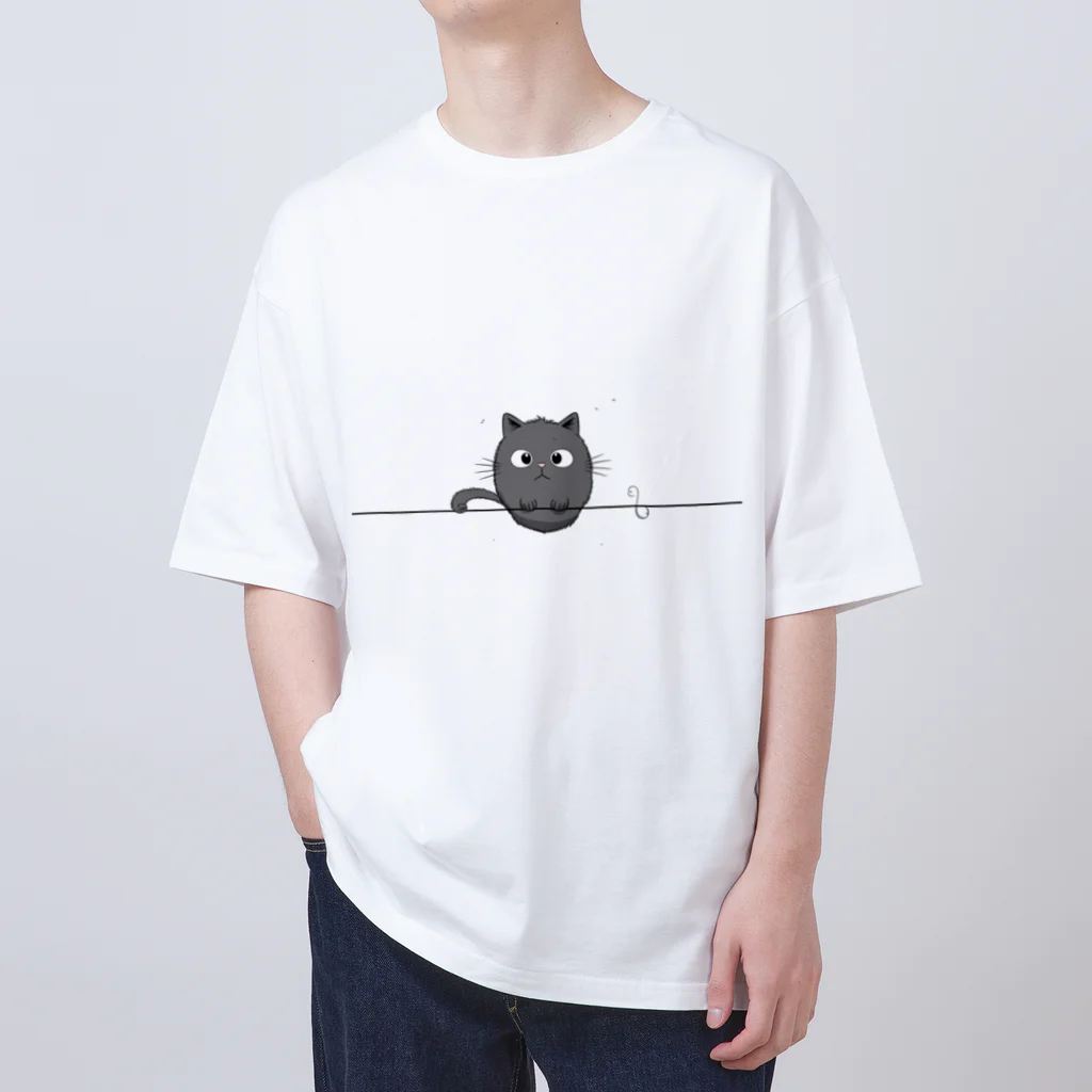 Yokogawaのはらはら猫 Oversized T-Shirt