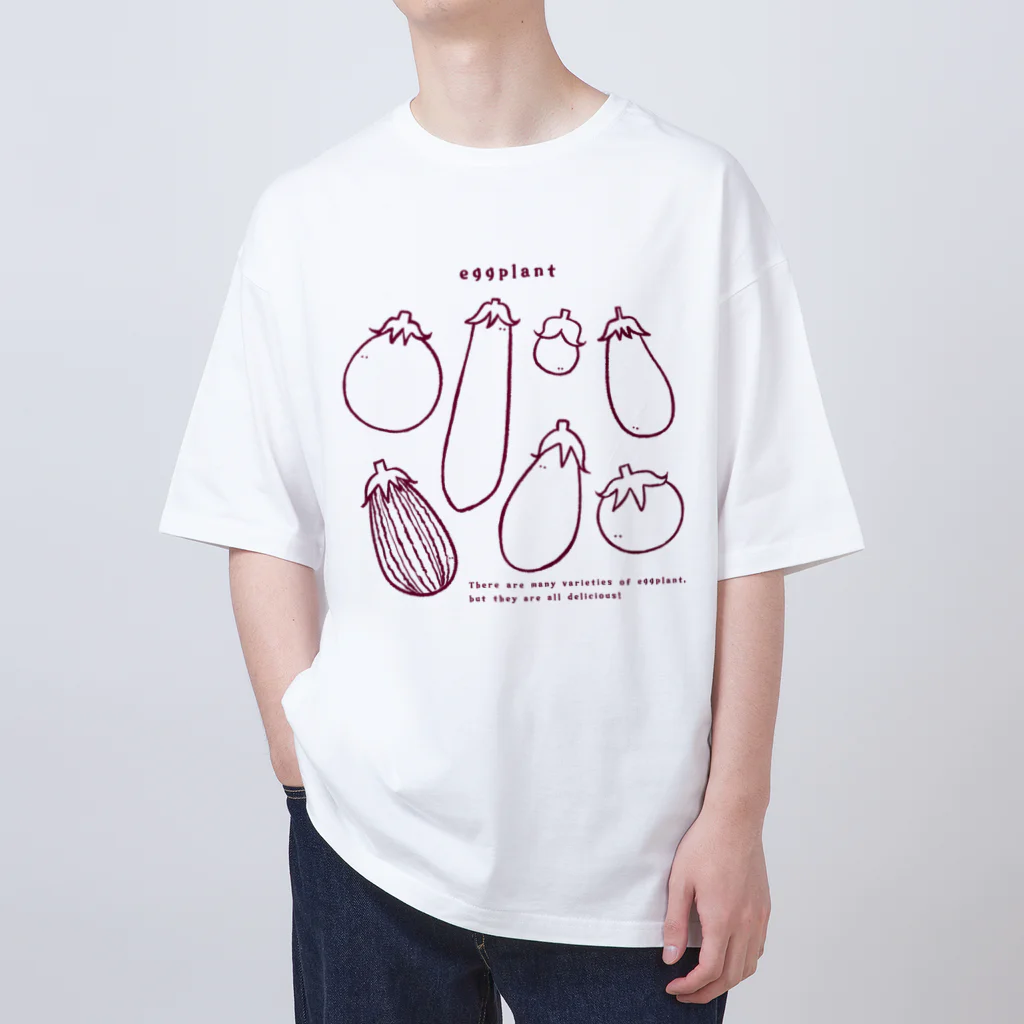 Aランチサラダ付SHOPの夏のeggplantさん1 Oversized T-Shirt