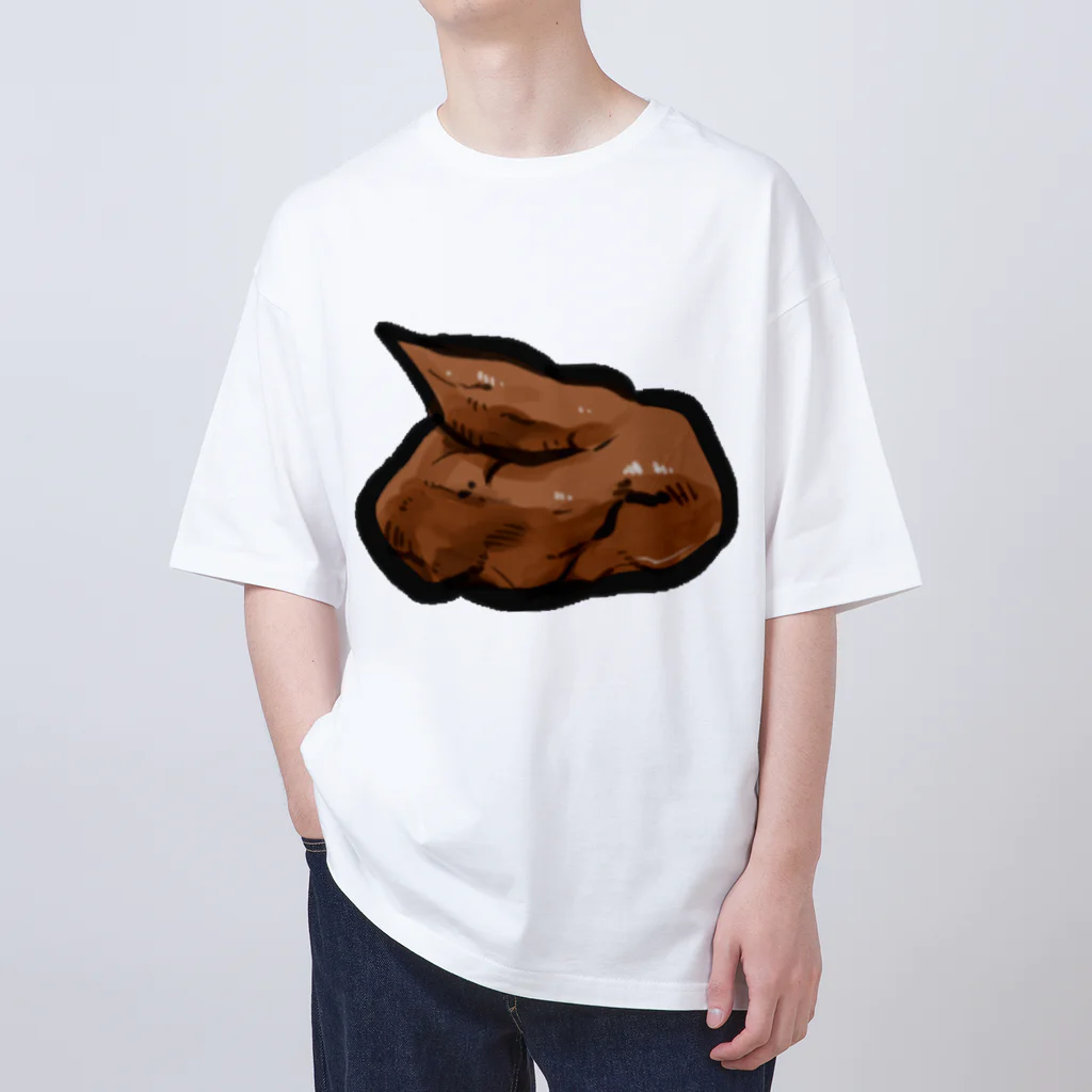 拙者、ゲーム侍でござるのウンコ Oversized T-Shirt