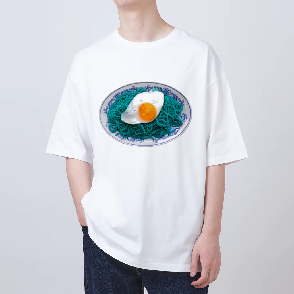 シチュー青いのスパゲッティ青い Oversized T-Shirt