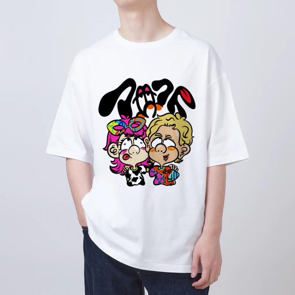 Murphy - ココロオドルイッテンを♪ -の姉弟Tシャツ Oversized T-Shirt