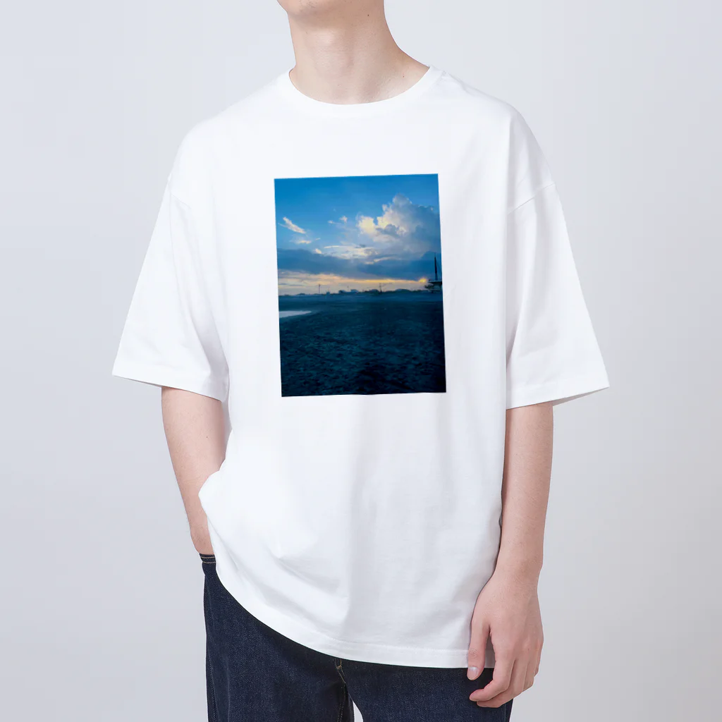 豊風本舗の九十九里浜　浜辺 Oversized T-Shirt