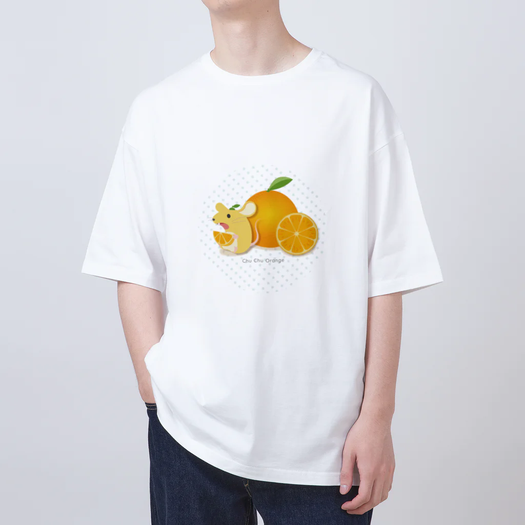 Mame WagonのChu Chu Orange オーバーサイズTシャツ