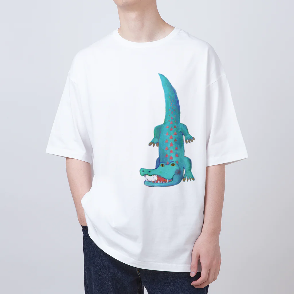 KOPETO のワイルドキュートなわにさん Oversized T-Shirt